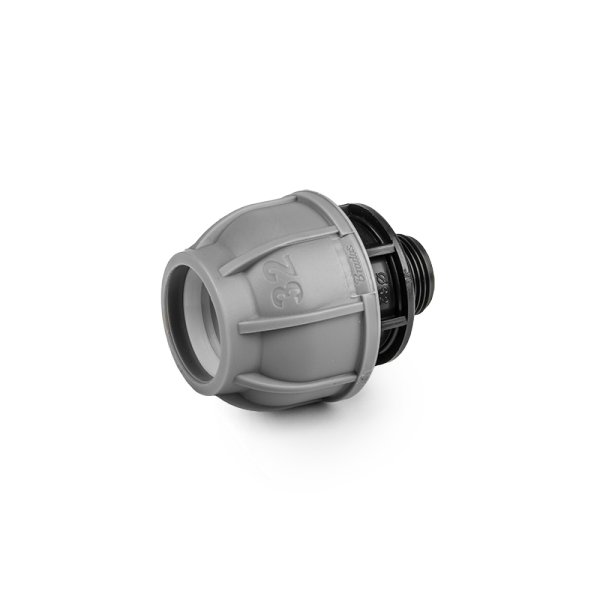 Муфта для труб DSRA10L32M34 32 мм PN10 с наружной резьбой 3/4" (4472)