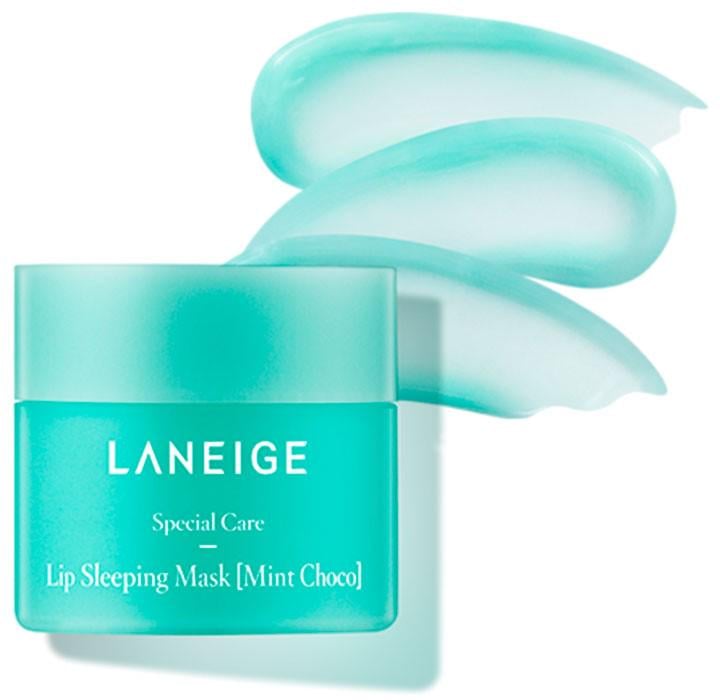 Ночная восстанавливающая маска для губ Lip Sleeping Mask Mint Choco Laneige 20 мл (8809643050999) - фото 2