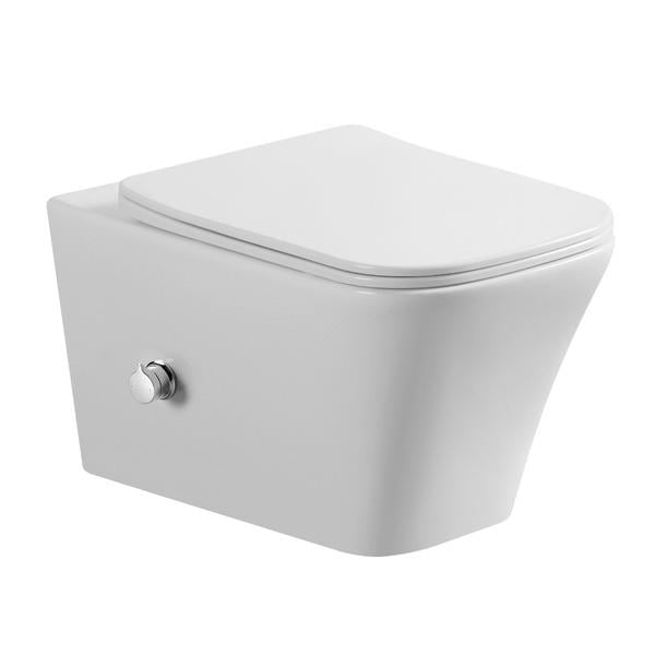 Унитаз подвесной Asignatura Simple Line 37872805 c функцией биде с сиденьем с микролифтом (131268)