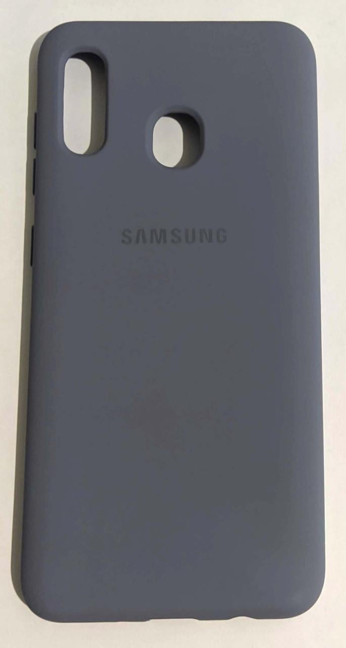 Силікон Silicone Case Samsung M107/M10S LAVANDA GREY