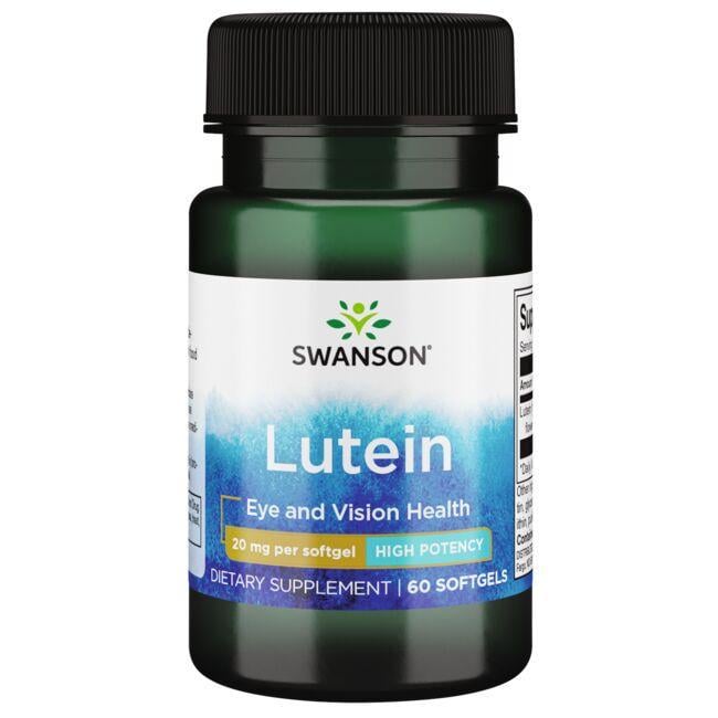 Лютеїн Swanson Lutein High Potency 20 мг 60 Softgels
