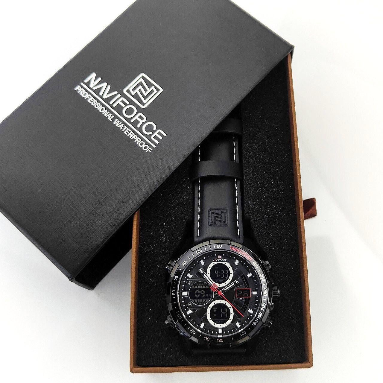 Часы мужские Naviforce 9197 Black (14116086) - фото 2 Часы мужские Naviforce 9197 Black (14116086) - фото 2