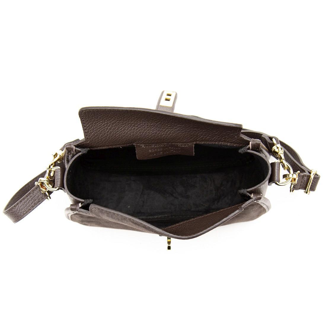 Жіноча сумка замшева Firenze Italy F-IT-9895DB Шоколадний (2776862199) - фото 2 Жіноча сумка замшева Firenze Italy F-IT-9895DB Шоколадний (2776862199) - фото 2