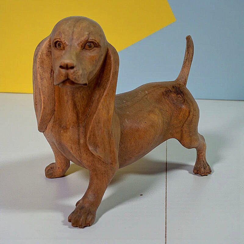 Статуетка різьблена Giorgio Butnari Такса 25х19 см (Taksa-09)