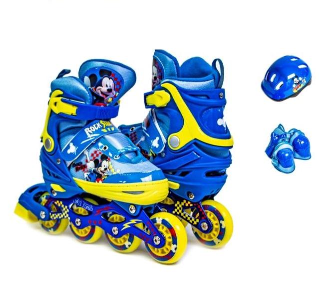 Комплект роликов Disney Mickey Mouse 34-37 Blue (1453798468)