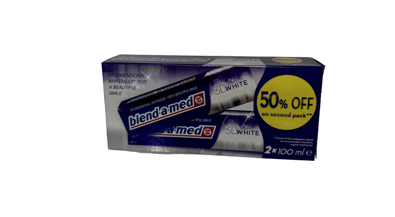 Зубна паста Blend-a-Med 3D White 2 шт. 100 мл (2852)