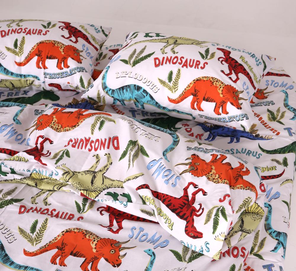 Комплект постільної білизни PaniPava Dino Era бязь 155х215 см (10100891) - фото 5