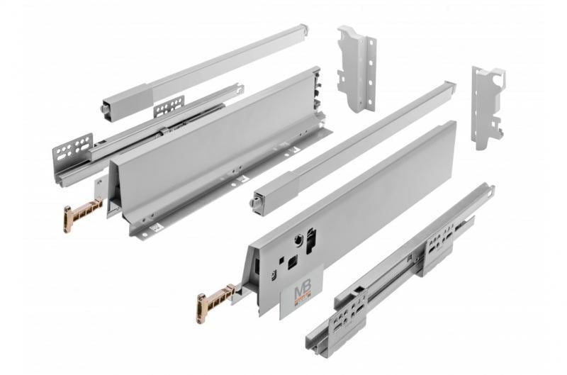 Выдвижная система Modern Box Square С высокий L 500 мм Серый (PB-KW-KPL500C)