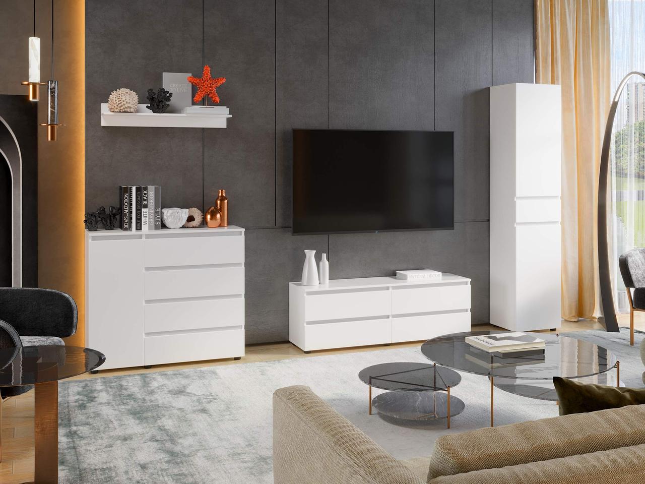 Вітальня Еверест Лайт-2 Білий (ЕВ20814.02) - фото 1 Вітальня Еверест Лайт-2 Білий (ЕВ20814.02) - фото 1