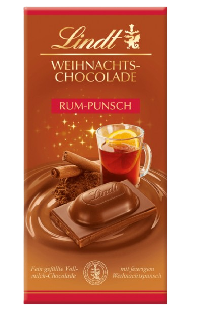 Шоколад молочный с ромовым пуншем Lindt Weihnachts-Chocolade Rum-Punsch 100 г (2450998864) Шоколад молочный с ромовым пуншем Lindt Weihnachts-Chocolade Rum-Punsch 100 г (2450998864)