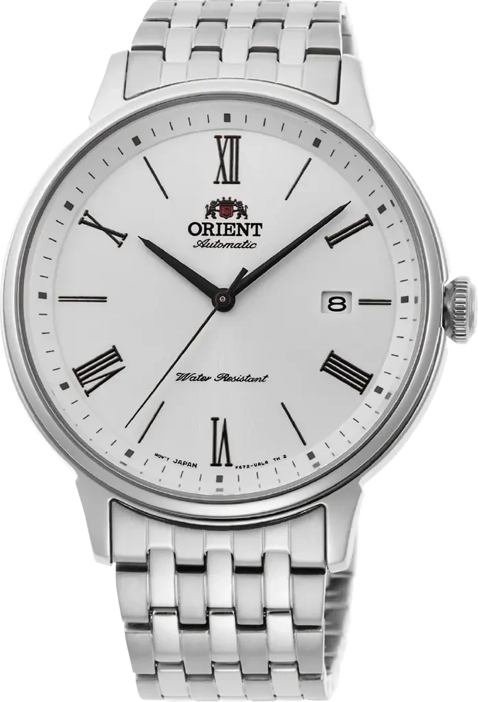 Наручные часы мужские Orient Classic RA-AC0J04S10B со стальным корпусом WR 50 м Белый (3124658588)