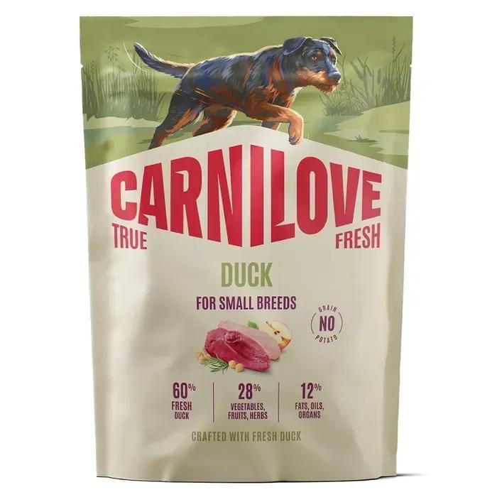 Корм сухий Carnilove True Fresh Duck Small Breed для собак малих порід качка 1,5 кг (173733)