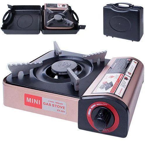 Пальник газовий з п'єзопідпалом портативний mini SmartUs Gas Stove ZX-001 (V4716) - фото 2