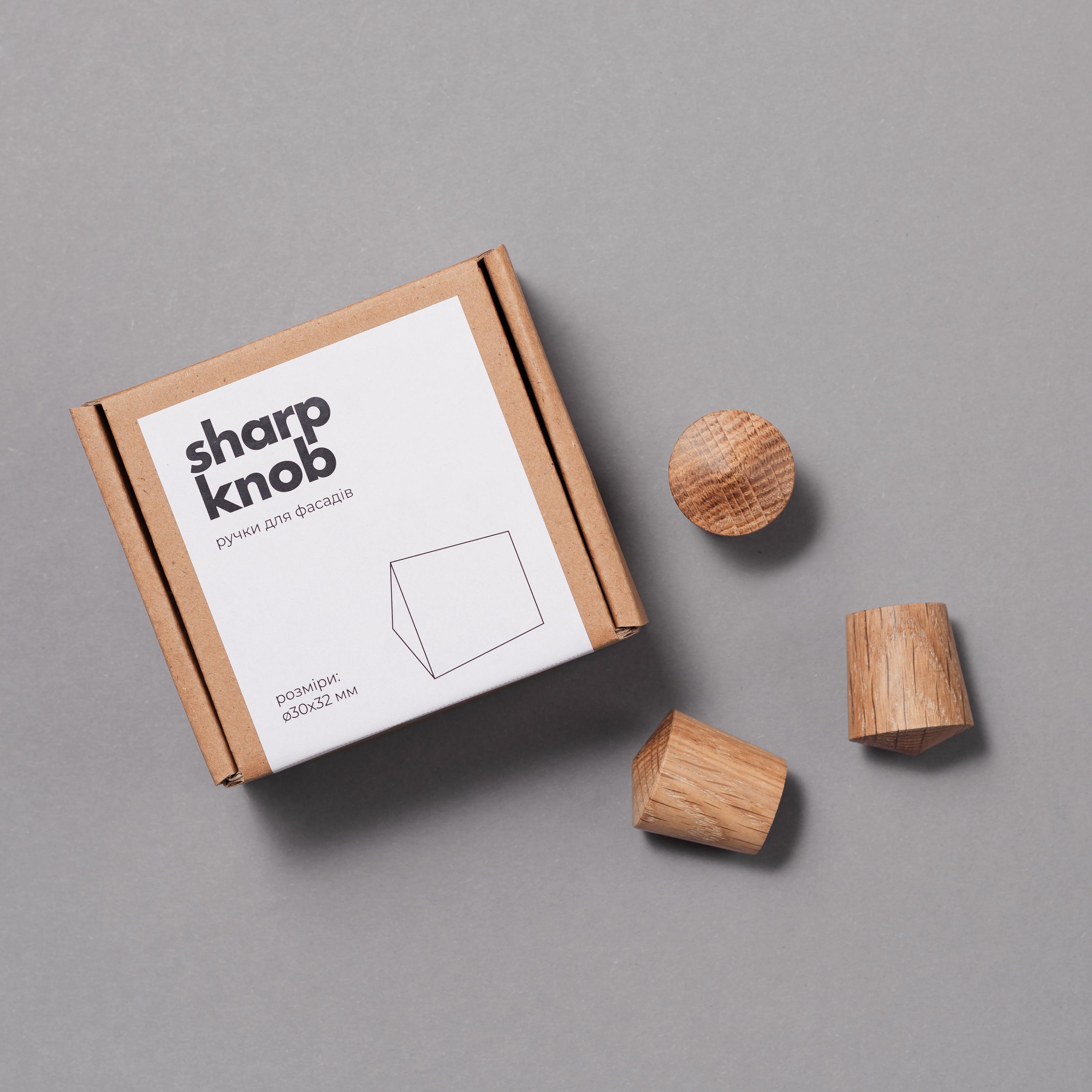 Набор кнопок SHARP KNOB 3 шт. Дуб - фото 2 Набор кнопок SHARP KNOB 3 шт. Дуб - фото 2