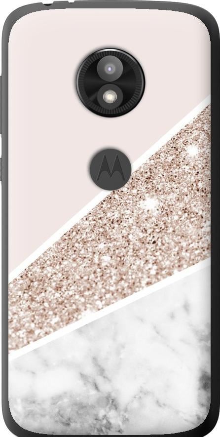 Чехол на Motorola Moto E5 Play Пастельный мрамор (4342u-1429-42517)