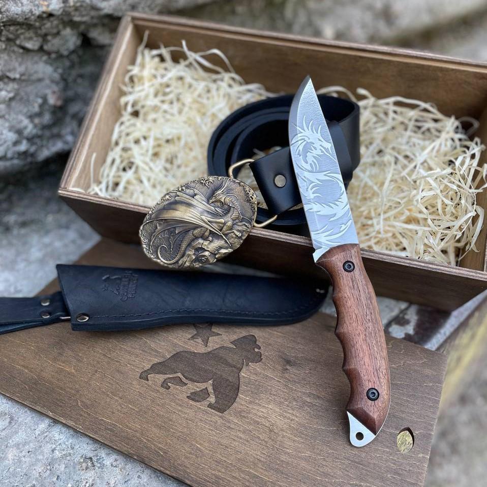 Набор подарочный для мужчин Gorillas Accessories Дракон ручная работа