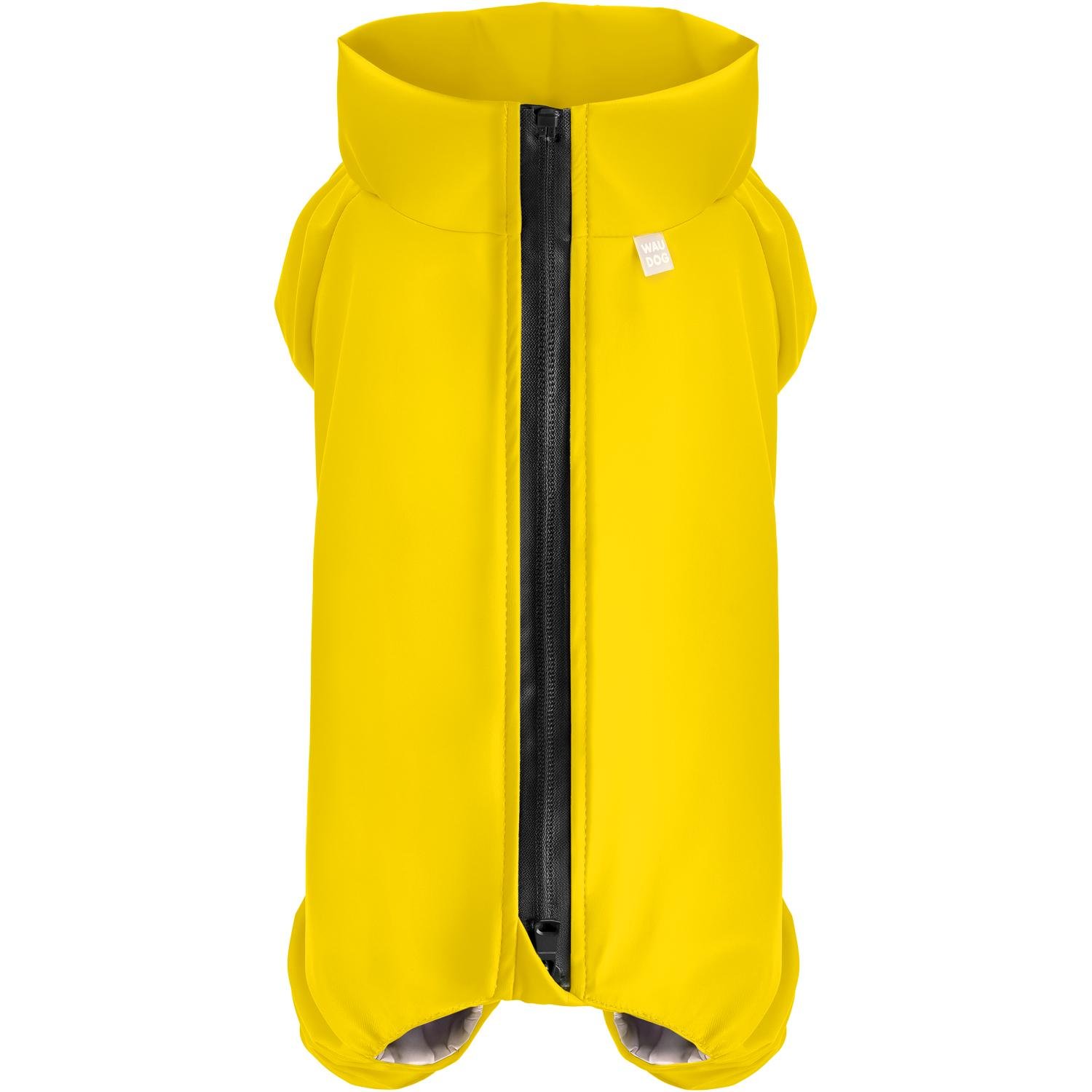 Дощовик для собак Waudog Clothes водонепроникний L55 Жовтий (19918) - фото 2 Дощовик для собак Waudog Clothes водонепроникний L55 Жовтий (19918) - фото 2