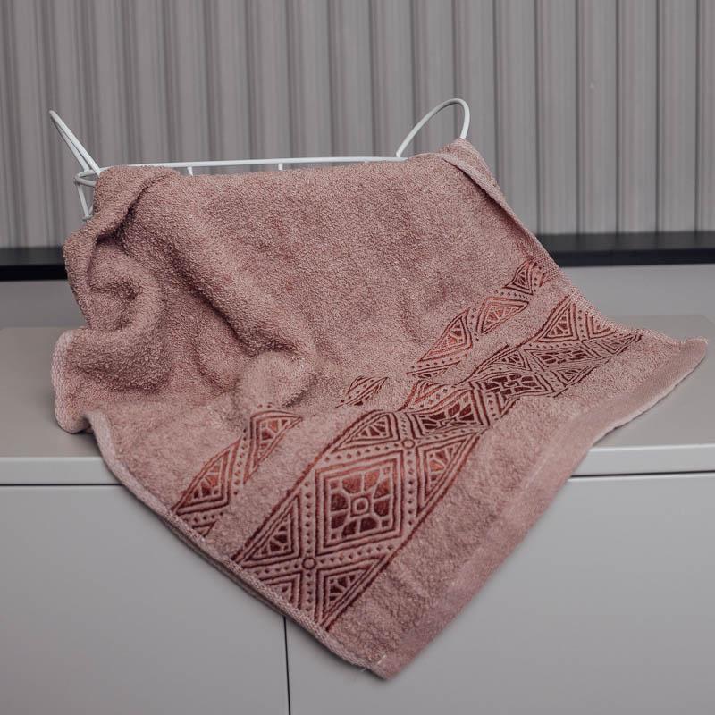 Полотенце банное Свежесть Росы 140х70 см Пастельно-фиолетовое (88224)