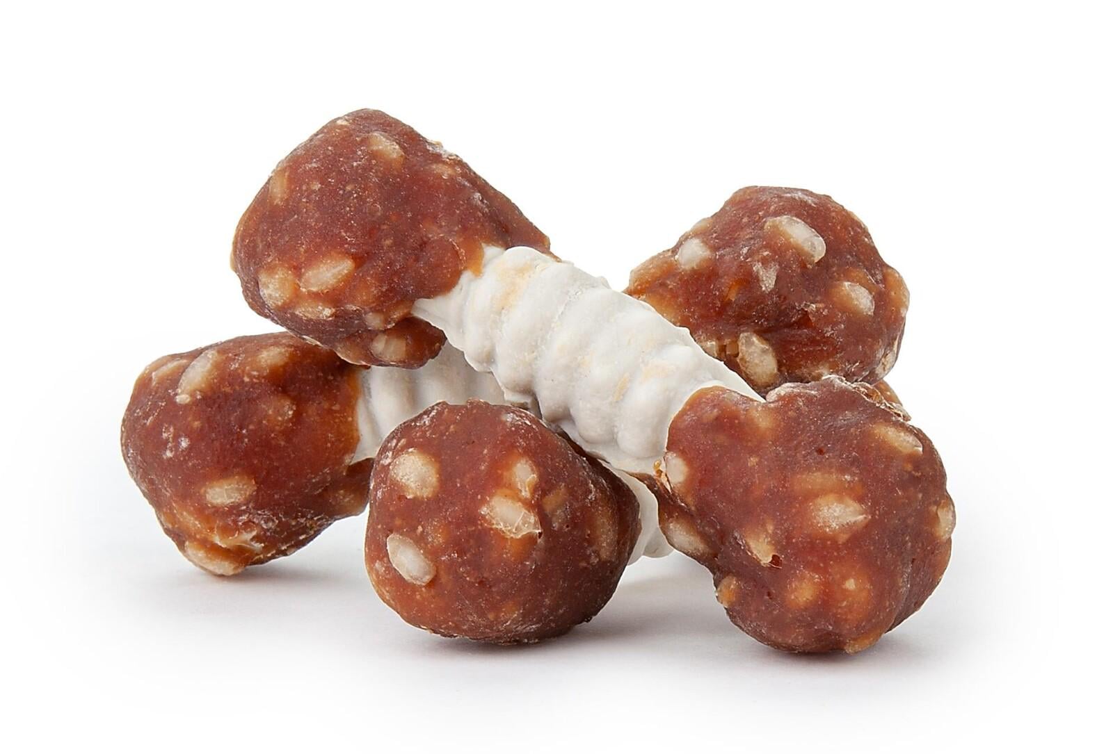 Лакомство для собак дентальные Happet Snack гантельки с уткой и рисом 5 см 2 шт. (GM02 5907708640444)