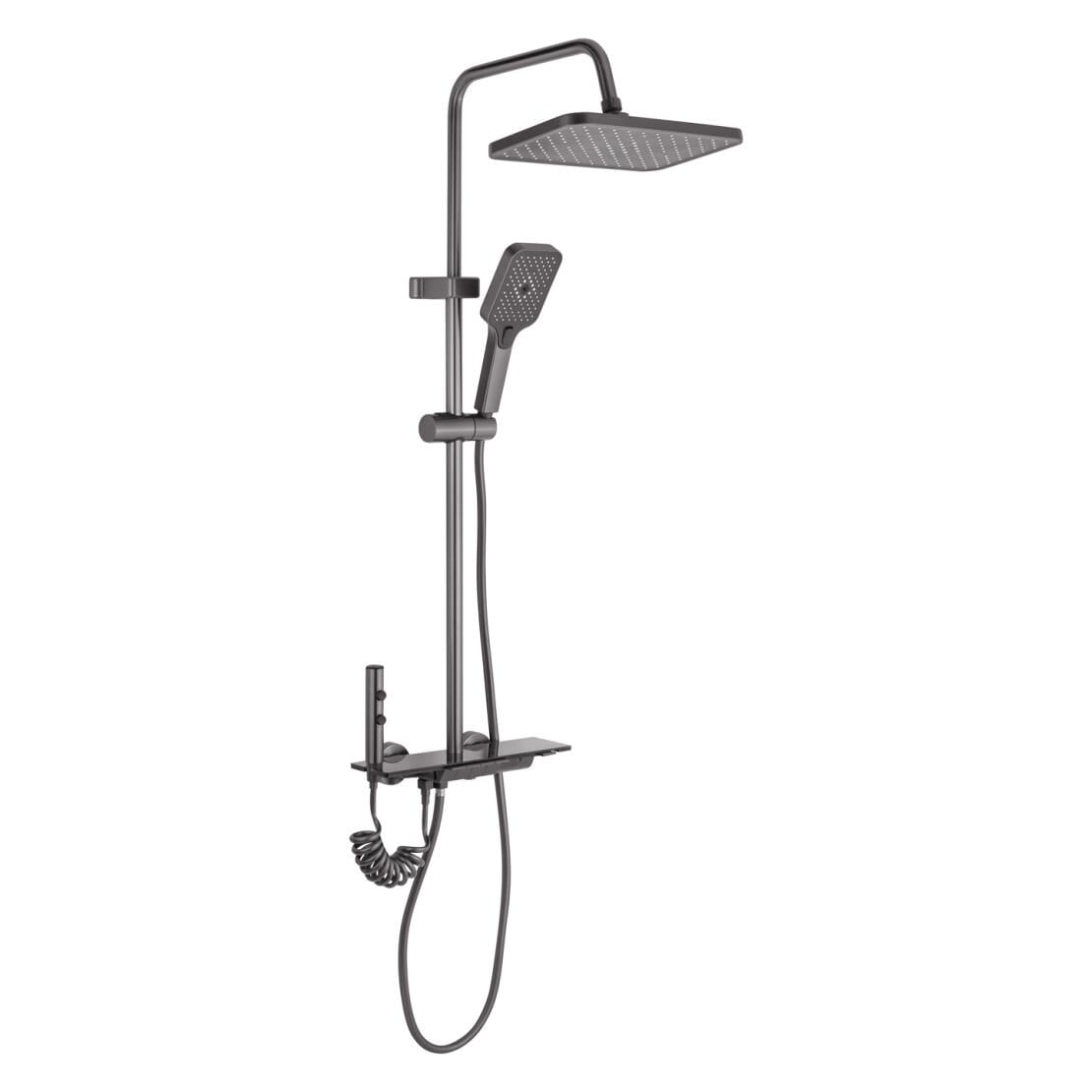 Душова система Agua Acero AVION 04759AM з кнопками Графітовий (33493490)