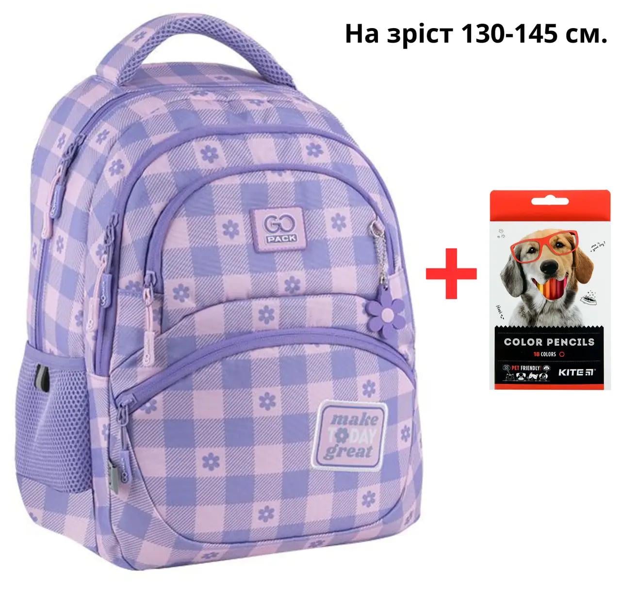 Школьный рюкзак GoPack Education GO25-175M-4 Make Todey Great с анатомической спинкой (995125)