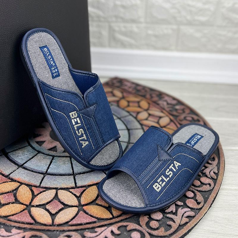 Тапочки чоловічі кімнатні Белста VS-000518 p. 41 26,5 см Джинсовий (20982521)