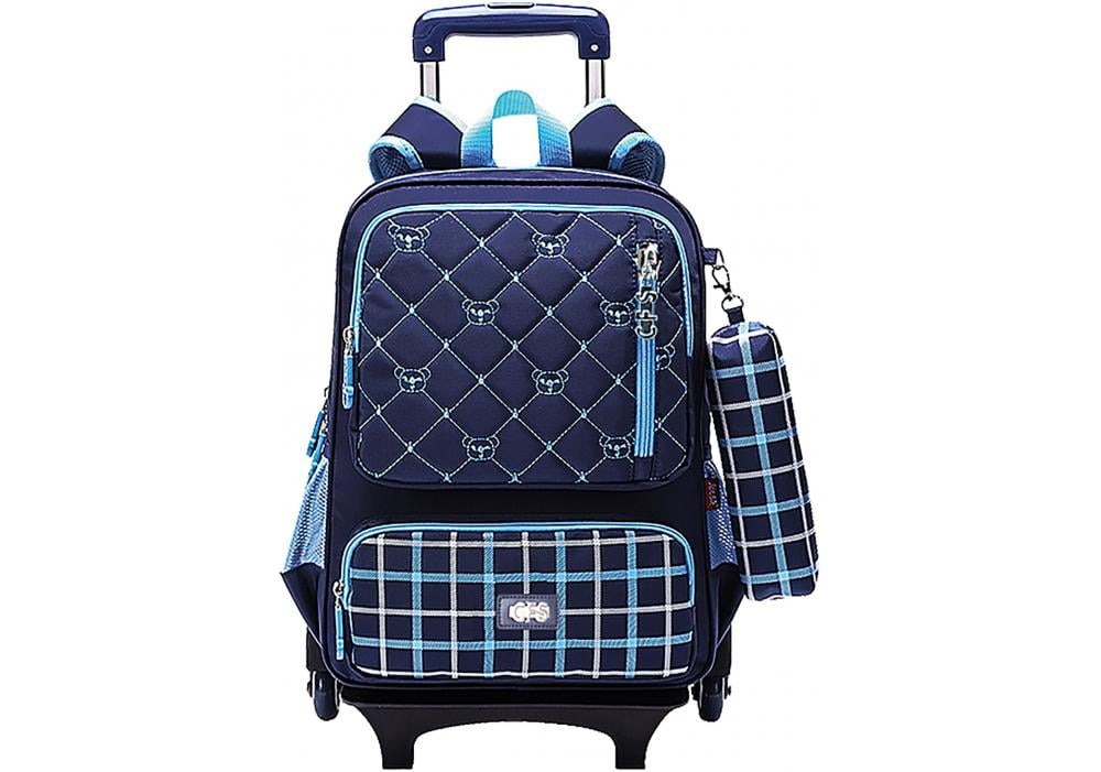 Рюкзак школьный Cool For School Trolley 43x28x135 см 16-25 л Синий (CF86209)