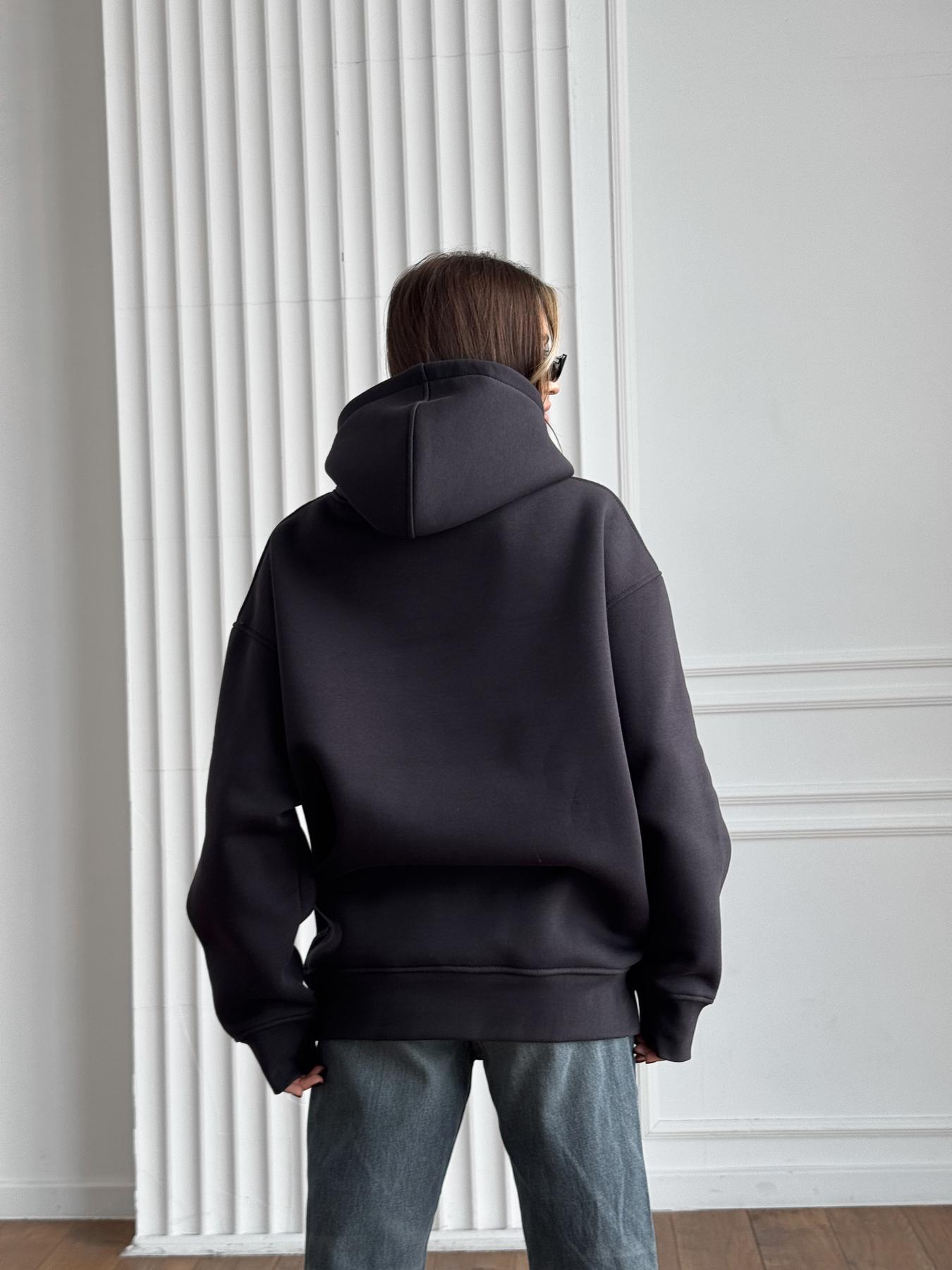 Кофта женская Over зимняя флисовая XL Графит (26320/1/5) - фото 3 Кофта женская Over зимняя флисовая XL Графит (26320/1/5) - фото 3