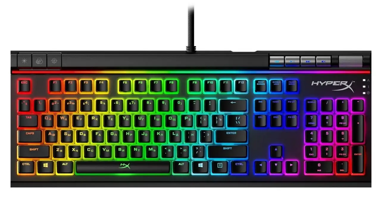 Клавіатура дротова HyperX Alloy Elite RGB 2.0 (HKBE2X-1X-RU/G) - фото 3