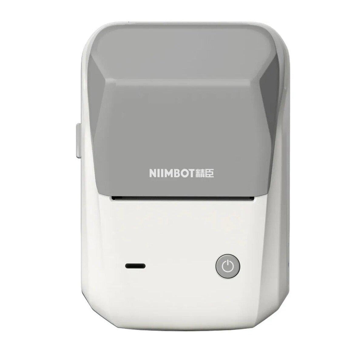 Термопринтер этикеток/стикеров NIIMBOT B1 Bluetooth портативный 1500 mAh Grey (1AC12201601)