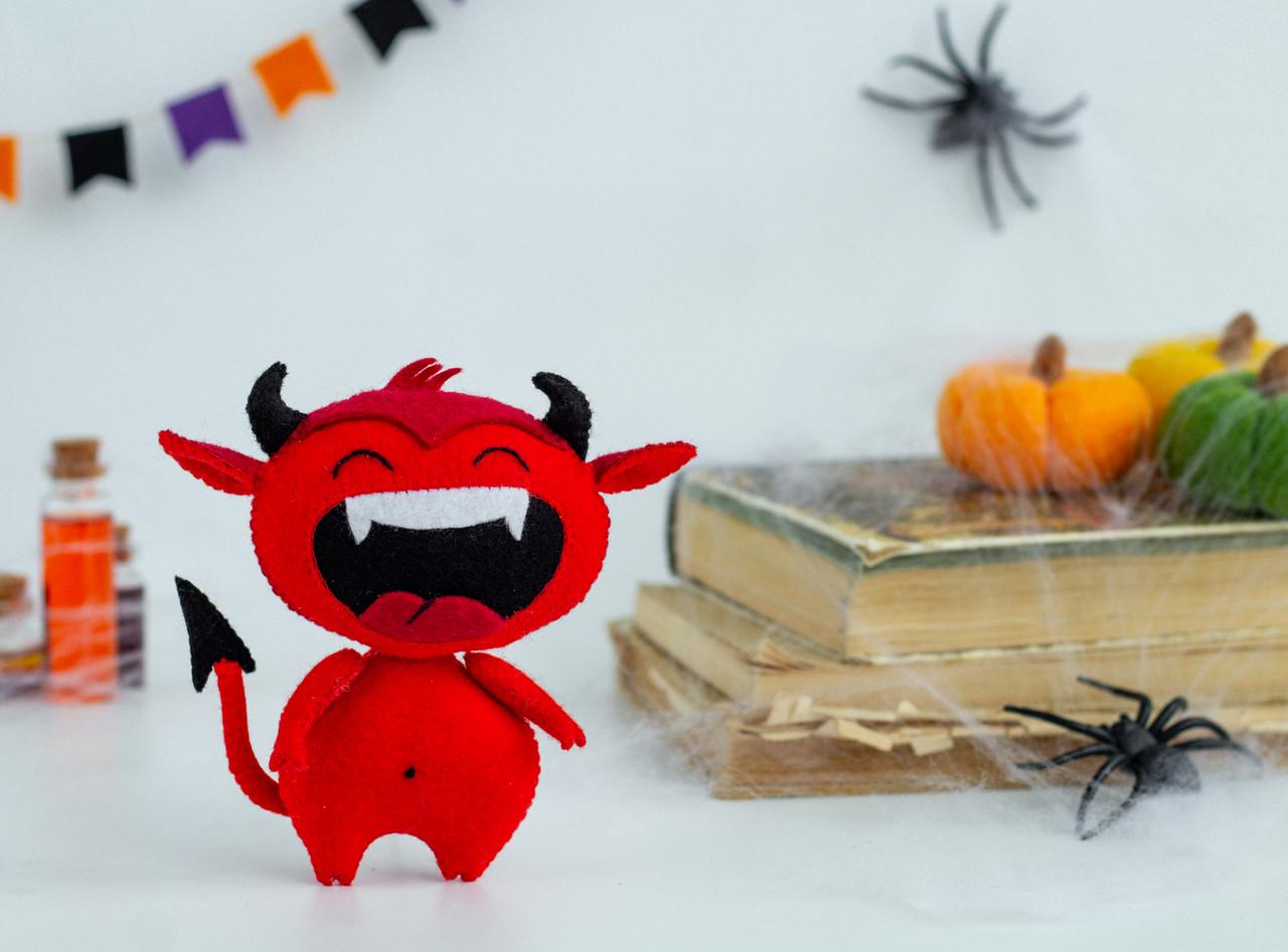 Игрушка Монстрик Дьяволенка 12 см (29528463) - фото 2