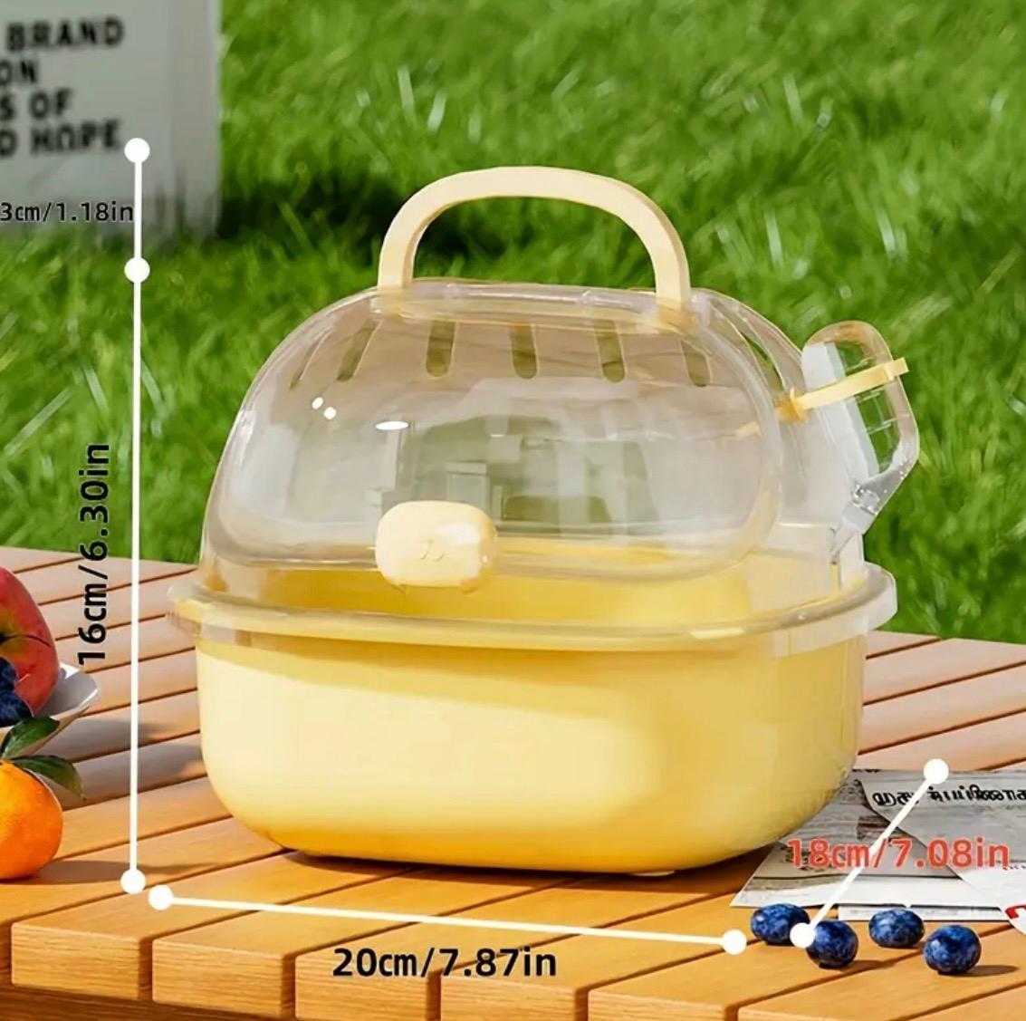 Переноска-клітка для гризунів DANDI Жовтий (29876212) - фото 8 Переноска-клітка для гризунів DANDI Жовтий (29876212) - фото 8