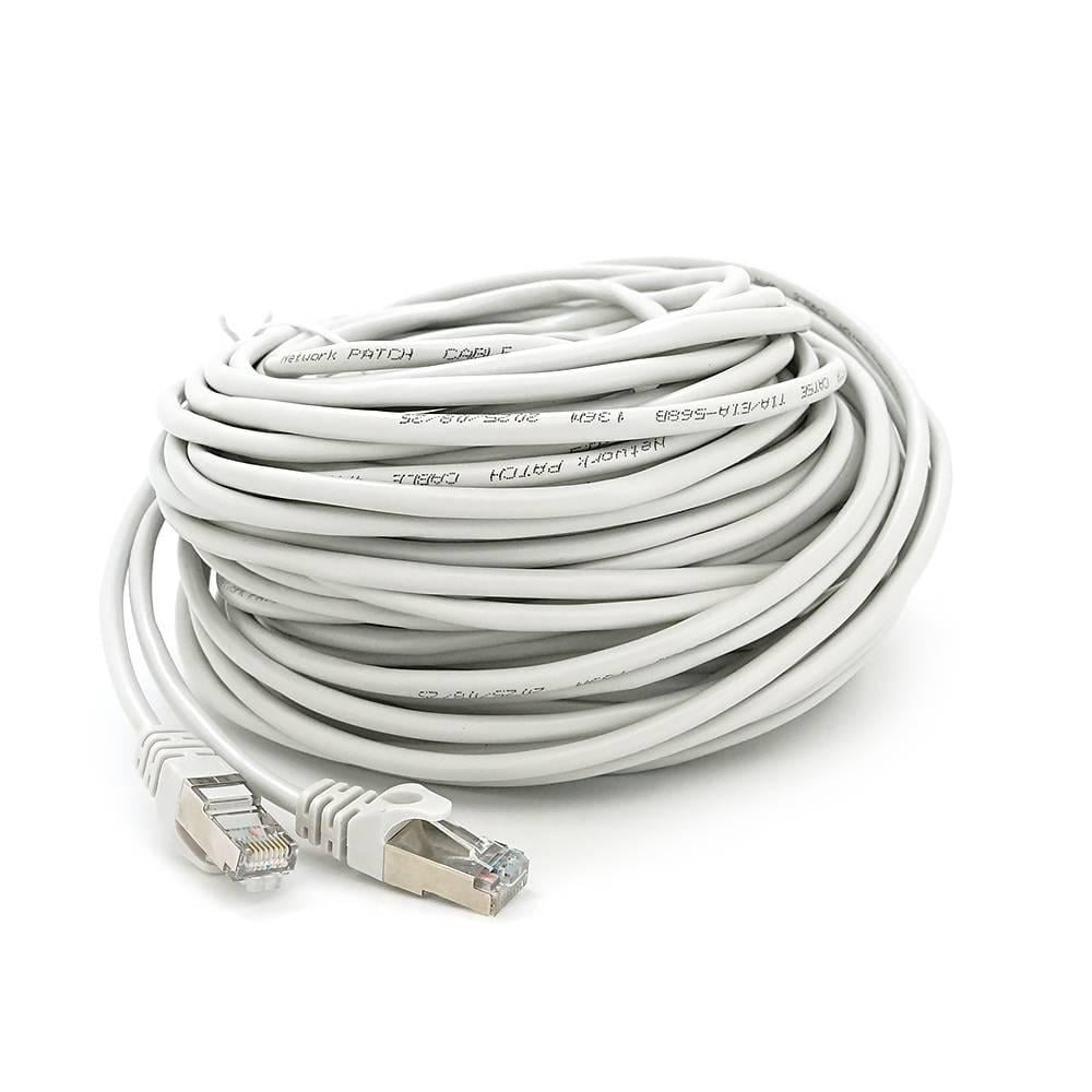 Патч-корд литий Merlion FTP RJ45 Cat,5e 30 м CCA Q200 Сірий