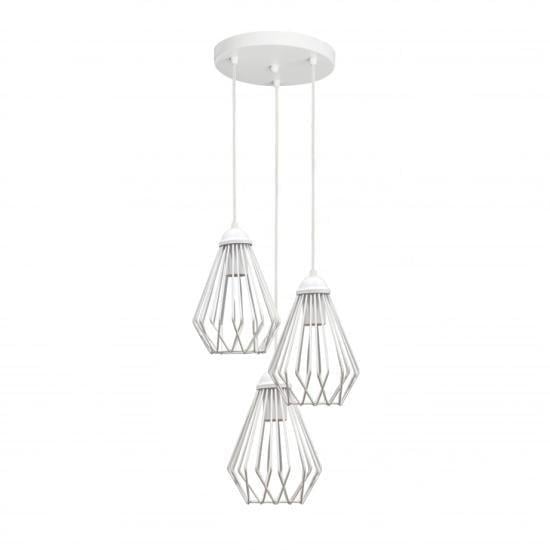 Подвесной светильник MSK Electric Silvia NL 05371-3R W (615647) - фото 1 Подвесной светильник MSK Electric Silvia NL 05371-3R W (615647) - фото 1