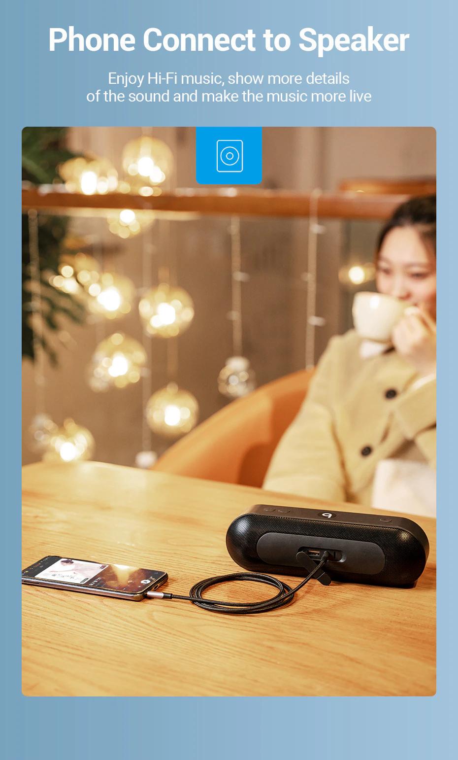 Кабель з підтримкою мікрофону Vention 3.5 мм minijack TRRS стерео AUX 4-піновий Плоский 1 м Чорний (BAQHF) - фото 3 Кабель з підтримкою мікрофону Vention 3.5 мм minijack TRRS стерео AUX 4-піновий Плоский 1 м Чорний (BAQHF) - фото 3