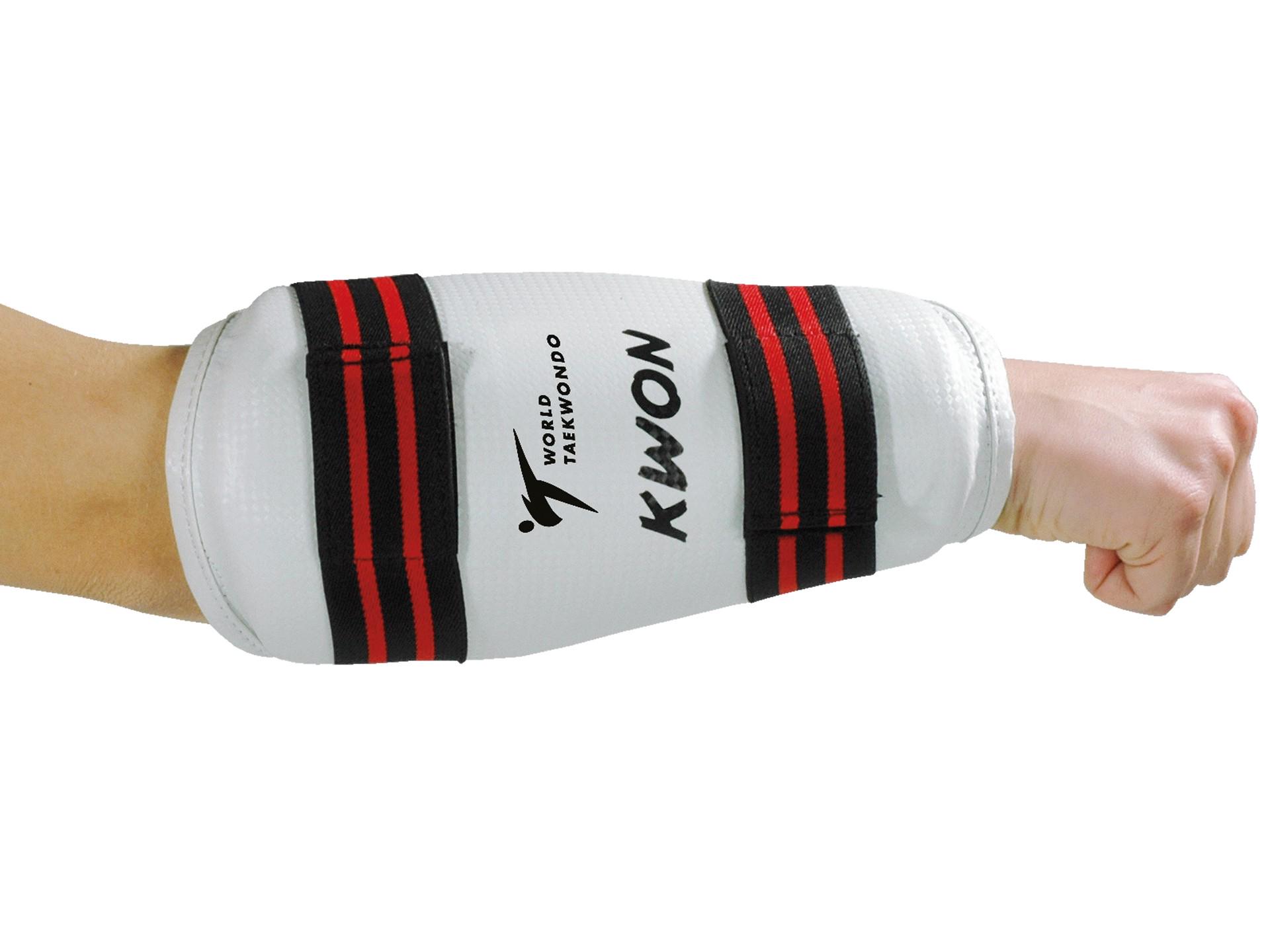 Защита предплечья для тхэквондо KWON L Белый (33137) - фото 2 Защита предплечья для тхэквондо KWON L Белый (33137) - фото 2