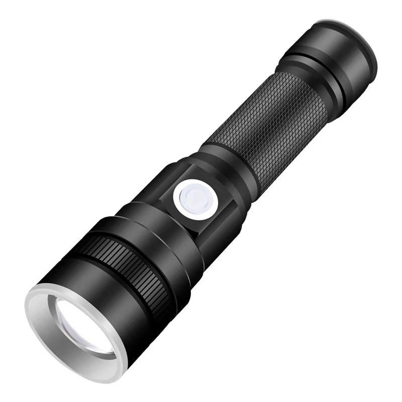 Карманный фонарик аккумуляторный XBalog BL-611-P50 3 режима/влагозащищенный/micro USB Черный (afcc7f61)