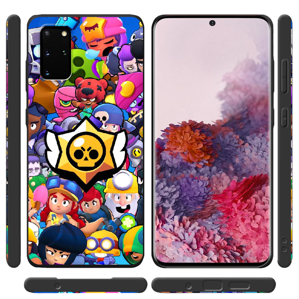 Чехол Boxface Samsung G985 Galaxy S20 Plus Brawl Stars Черный силикон (38875-up2389-44016) - фото 2