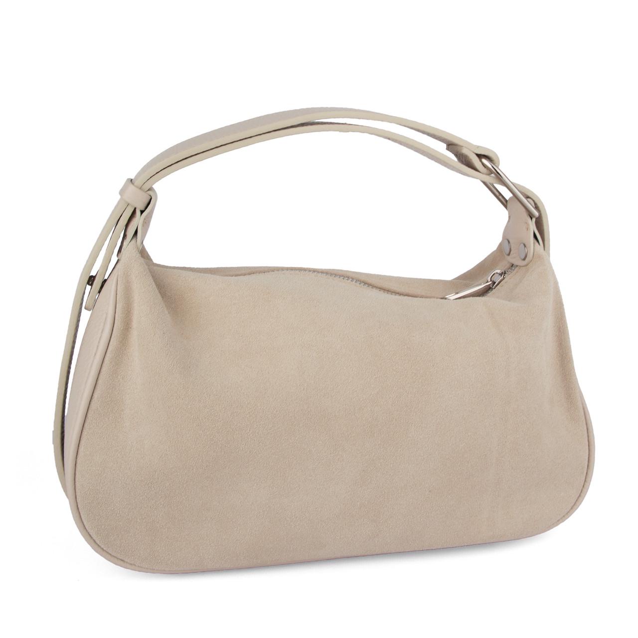 Сумка женская замшевая Virginia Conti 03800 маленькая Бежевый (2660931651) - фото 1