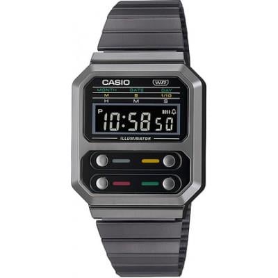 Часы наручные мужские Casio A100WEGG-1A Черный (Ф139)