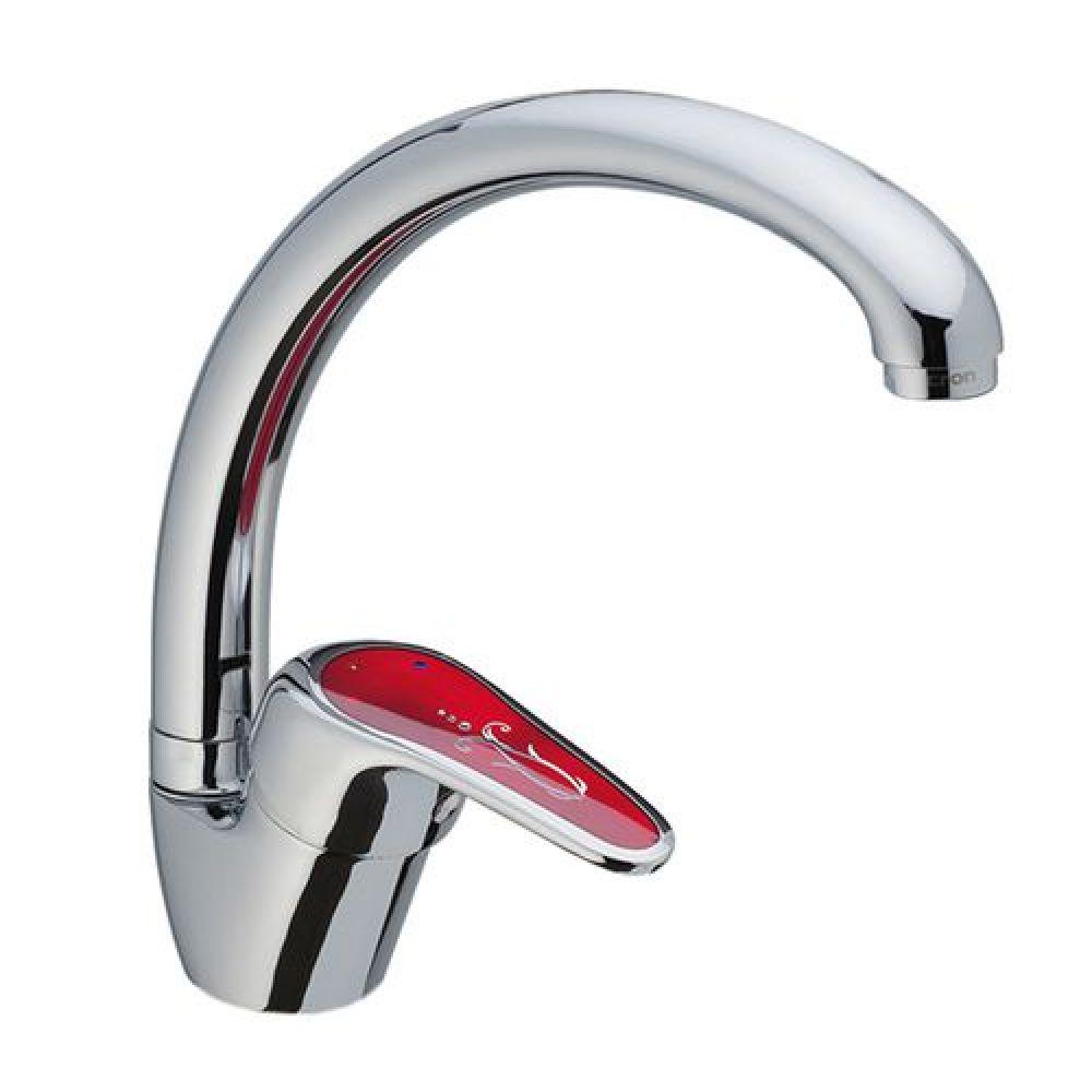 Смеситель для кухни Haiba Magic Red (17102)