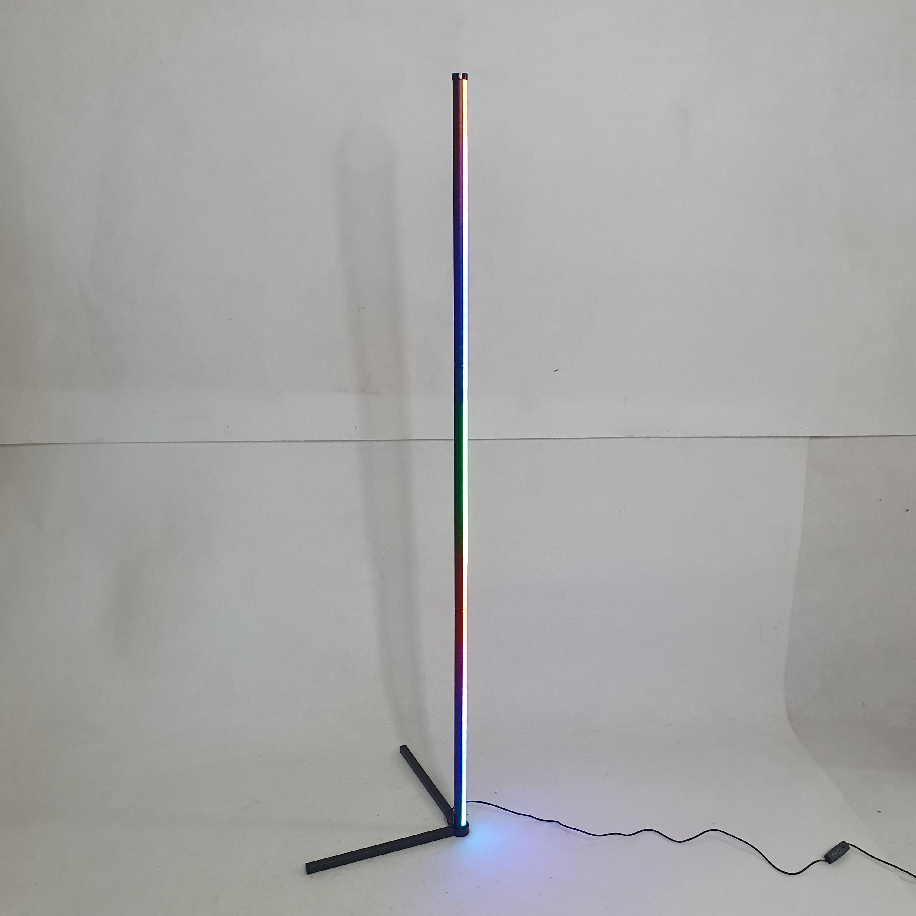 Напольная угловая светодиодная RGB LED лампа 1,4 м торшер для спальни с пультом дистанционного управления Разноцветный RGB HA-10 - фото 12 Напольная угловая светодиодная RGB LED лампа 1,4 м торшер для спальни с пультом дистанционного управления Разноцветный RGB HA-10 - фото 12