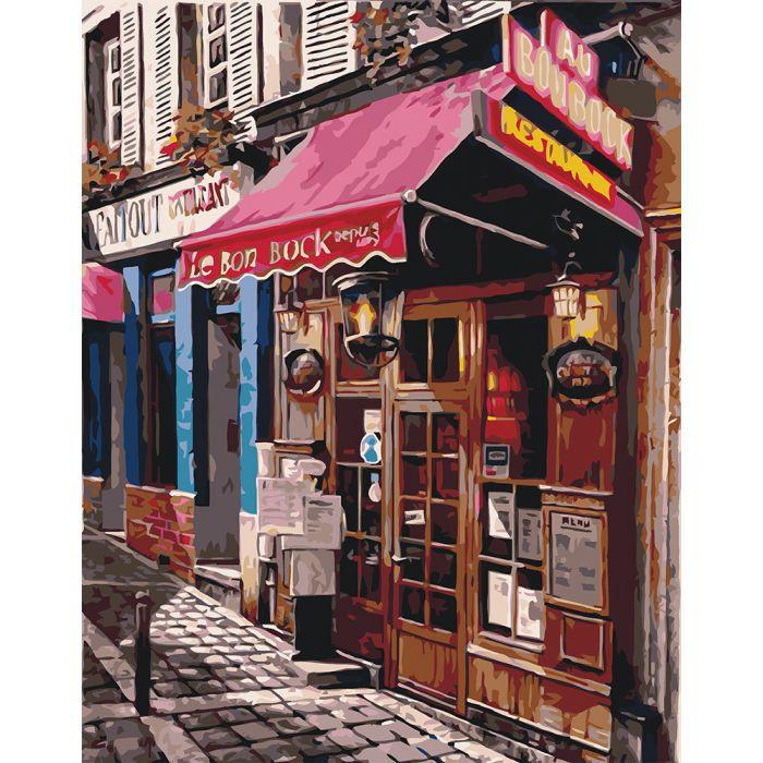 Картина по номерам Идейка "Любимый магазинчик" 40х50 см (KH2195)