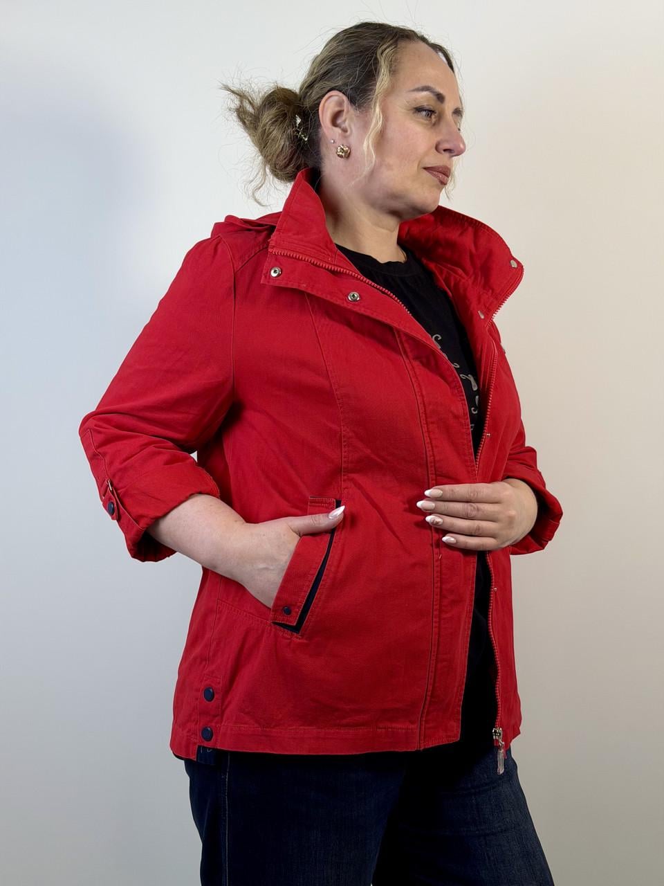 Куртка-ветровка BLD хлопчатобумажная 7XL Красный (1184/7xl)
