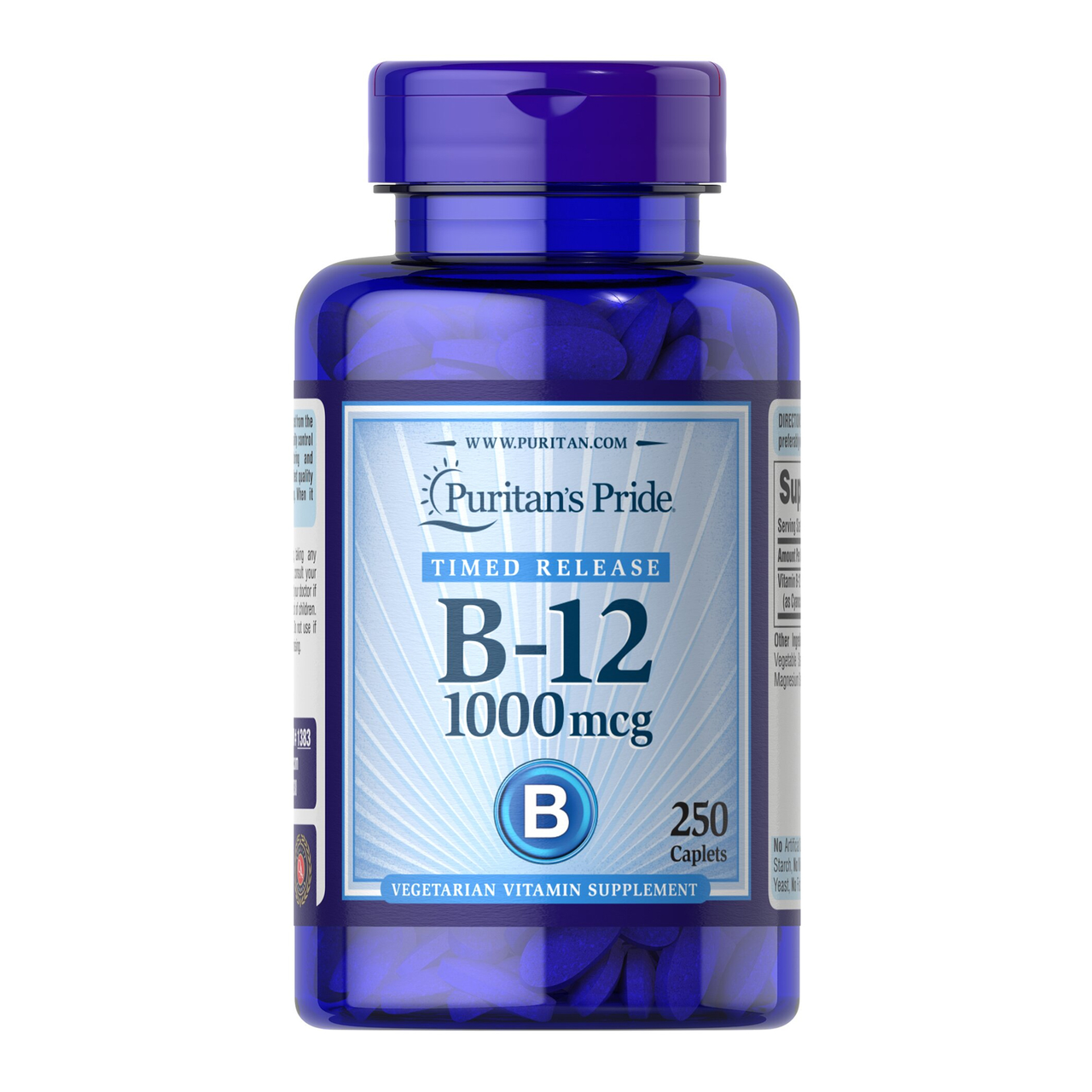 Вітамін В12 Puritan's Pride Vitamin B-12 1000 mcg 250 каплет (11603-01)