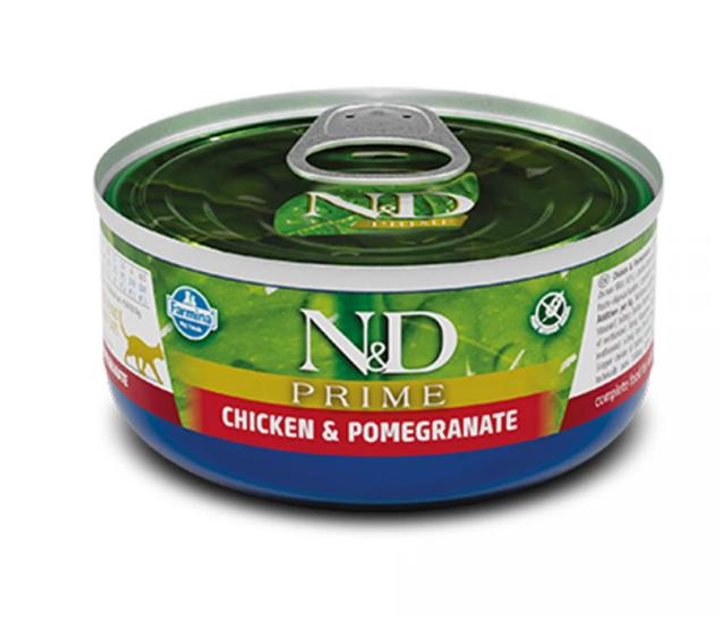 Корм для котів вологий Фарміна N&D GF PRIME CHICK беззерновий 70 г (02055)