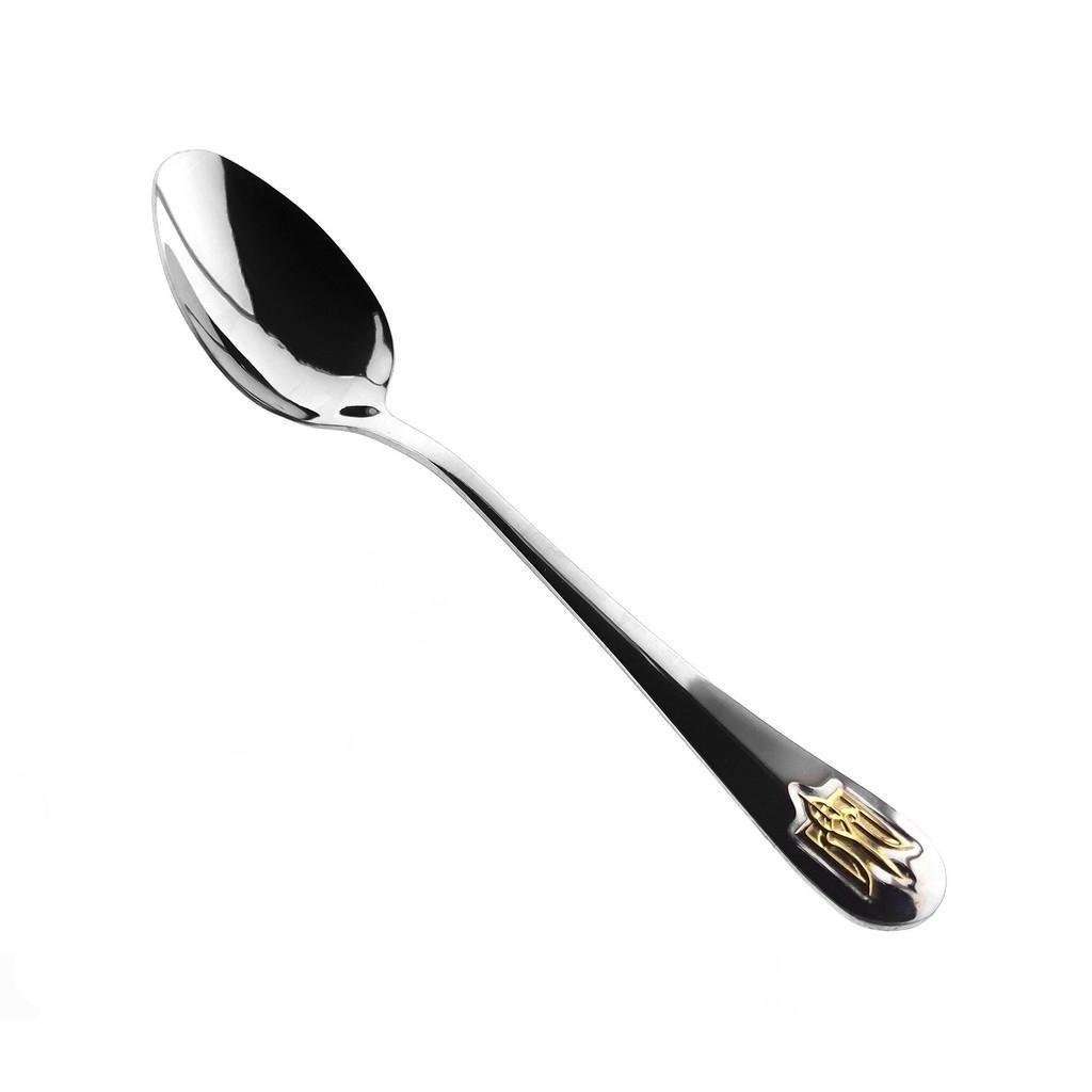 Набор чайных ложек Vitol Украина из нержавеющей стали 15 см 6 шт. (18194)