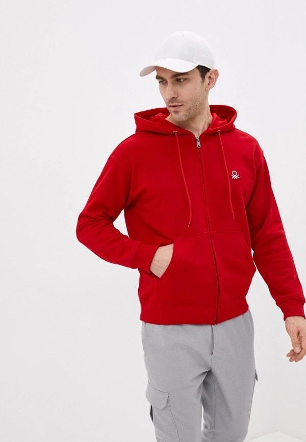Свитшот мужской Benetton 3j68j5217 L Красный Свитшот мужской Benetton 3j68j5217 L Красный