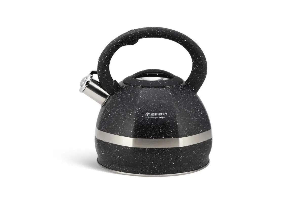 Чайник с свистком Edenberg EB-2475-Black 3 л Черный (8-6-4517710)