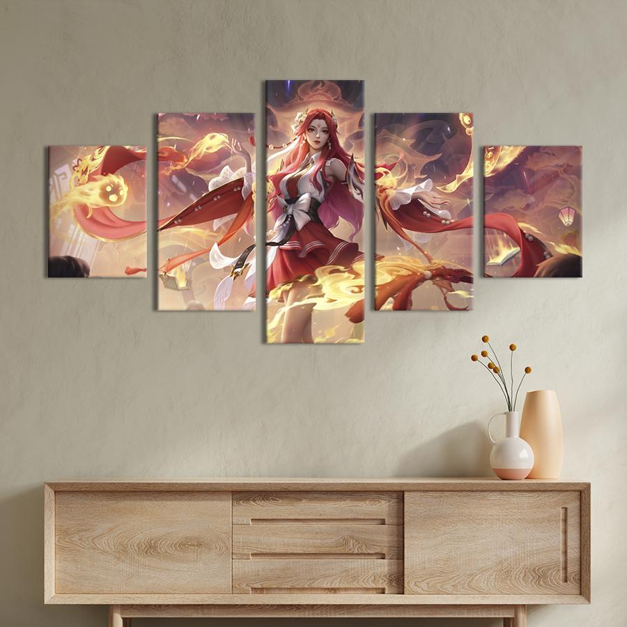 Картина на полотні Аніме-колдонія памперсів 162x80 см (1491-52)